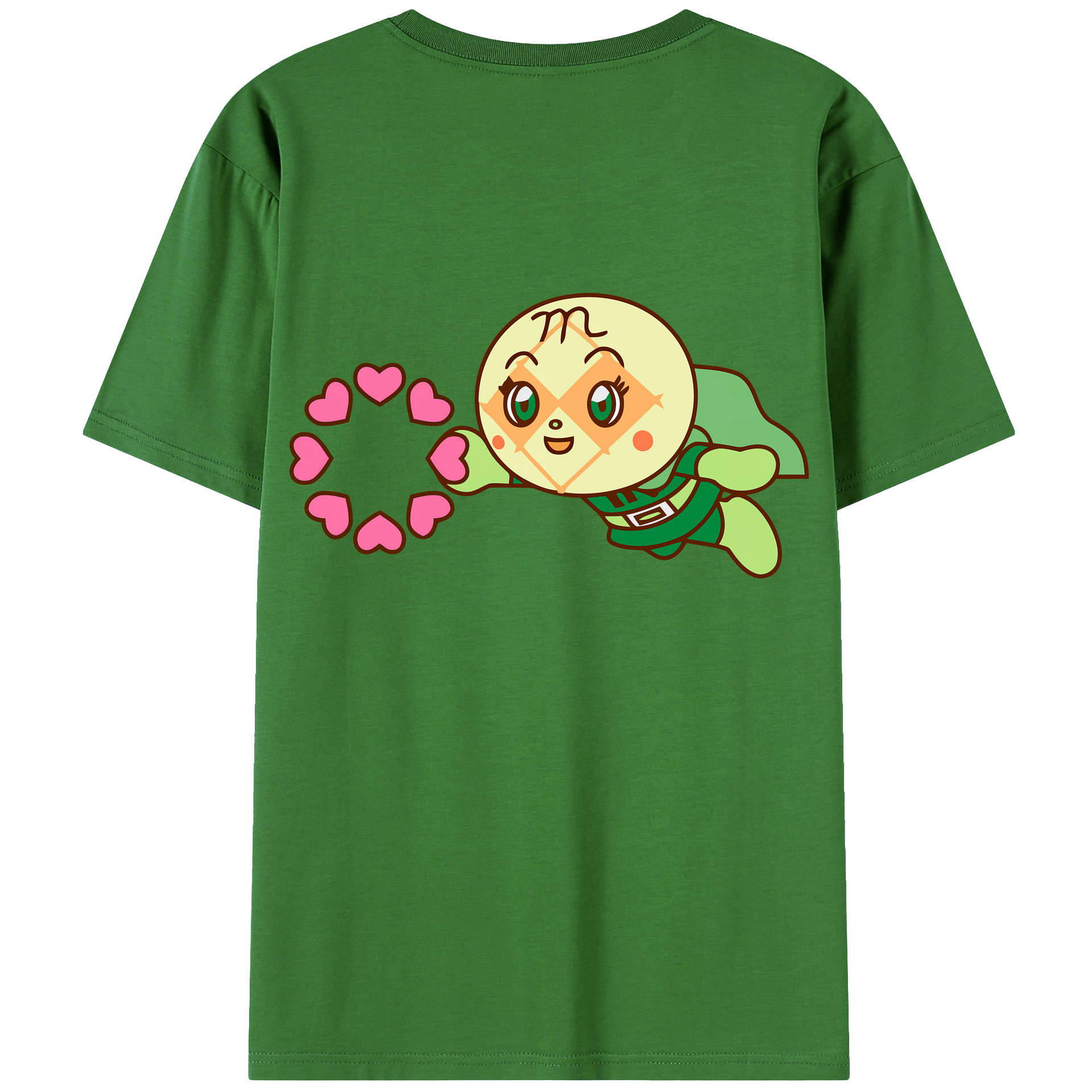 （画像用） アンパンマン Anpanman レディース半袖Tシャツ(バックプリント)